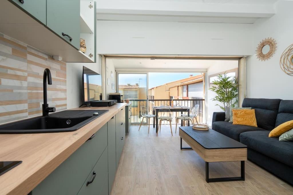 Appartement 5 Personnes Vue Mer Agde Esterno foto
